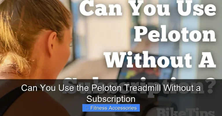 Can You Use the Peloton Treadmill Without a Subscription