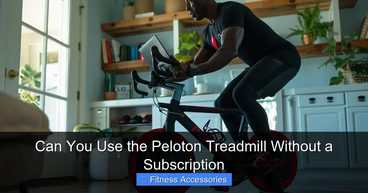 Can You Use the Peloton Treadmill Without a Subscription