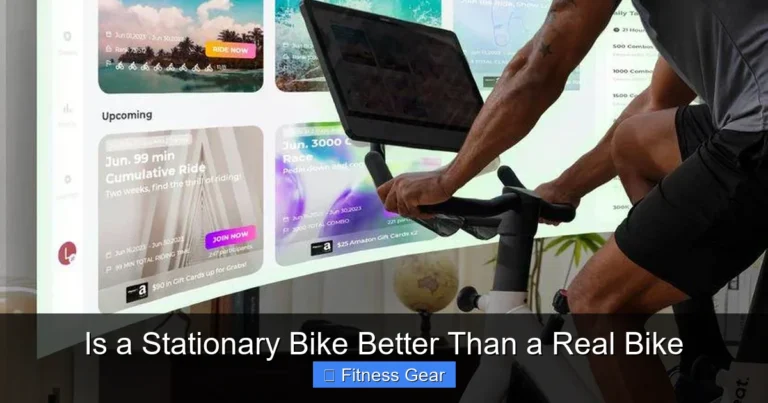 Is a Stationary Bike Better Than a Real Bike