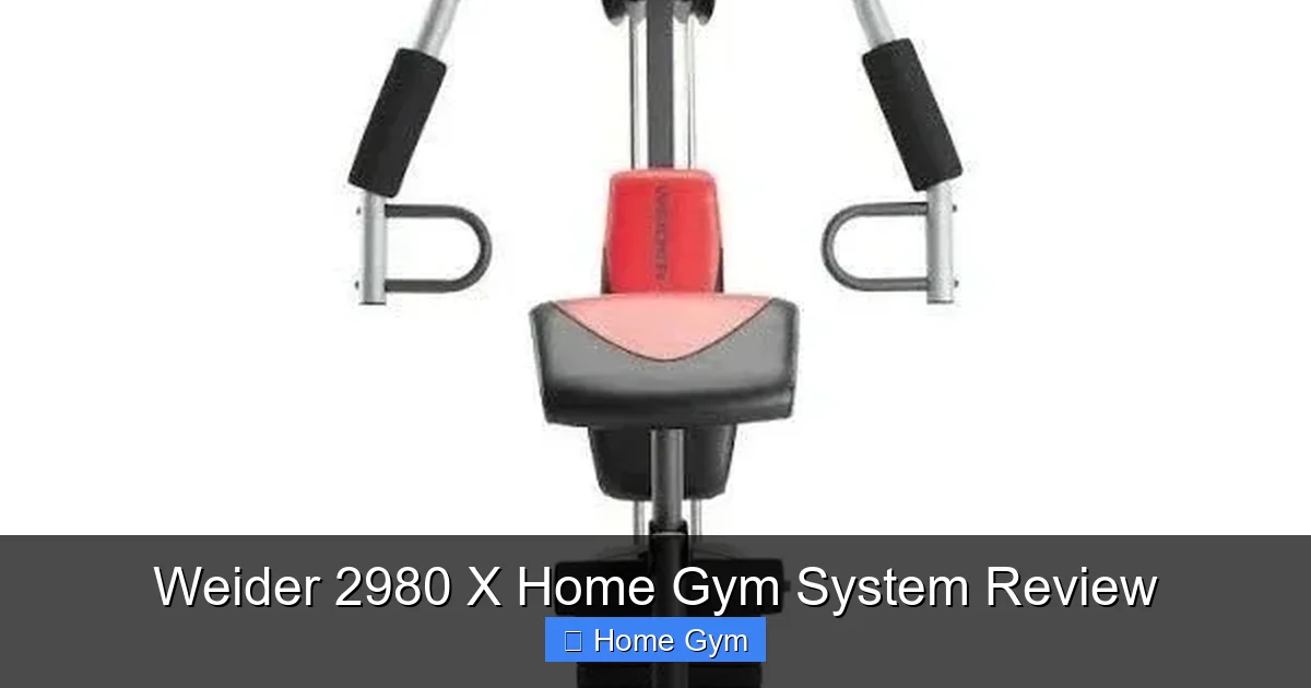 Weider 2980 X Home Gym System Review