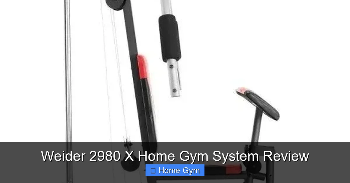Weider 2980 X Home Gym System Review