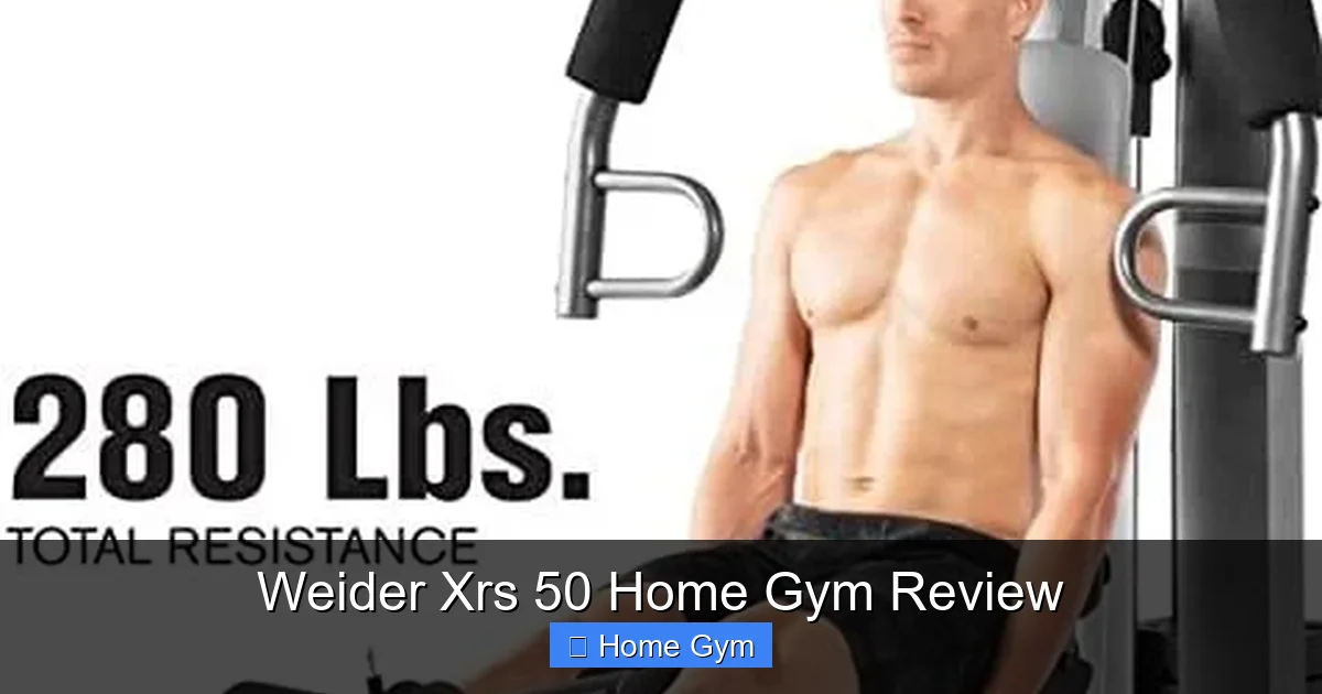 Weider Xrs 50 Home Gym Review