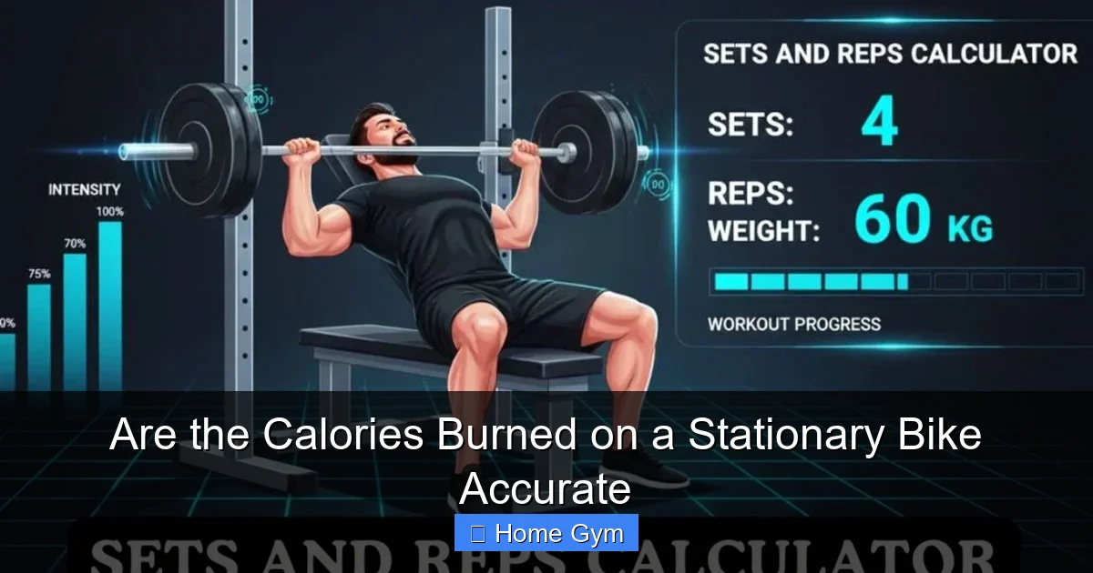 Are the Calories Burned on a Stationary Bike Accurate