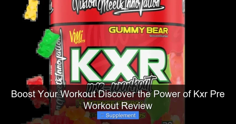 Boost Your Workout Discover the Power of Kxr Pre Workout Review