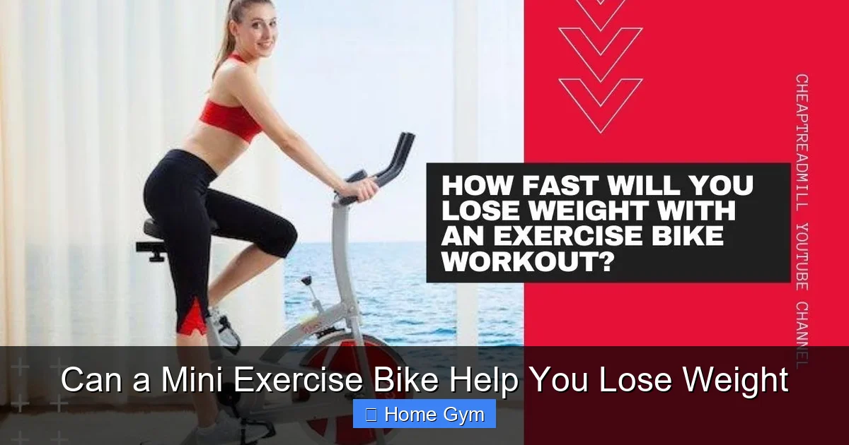 Can a Mini Exercise Bike Help You Lose Weight