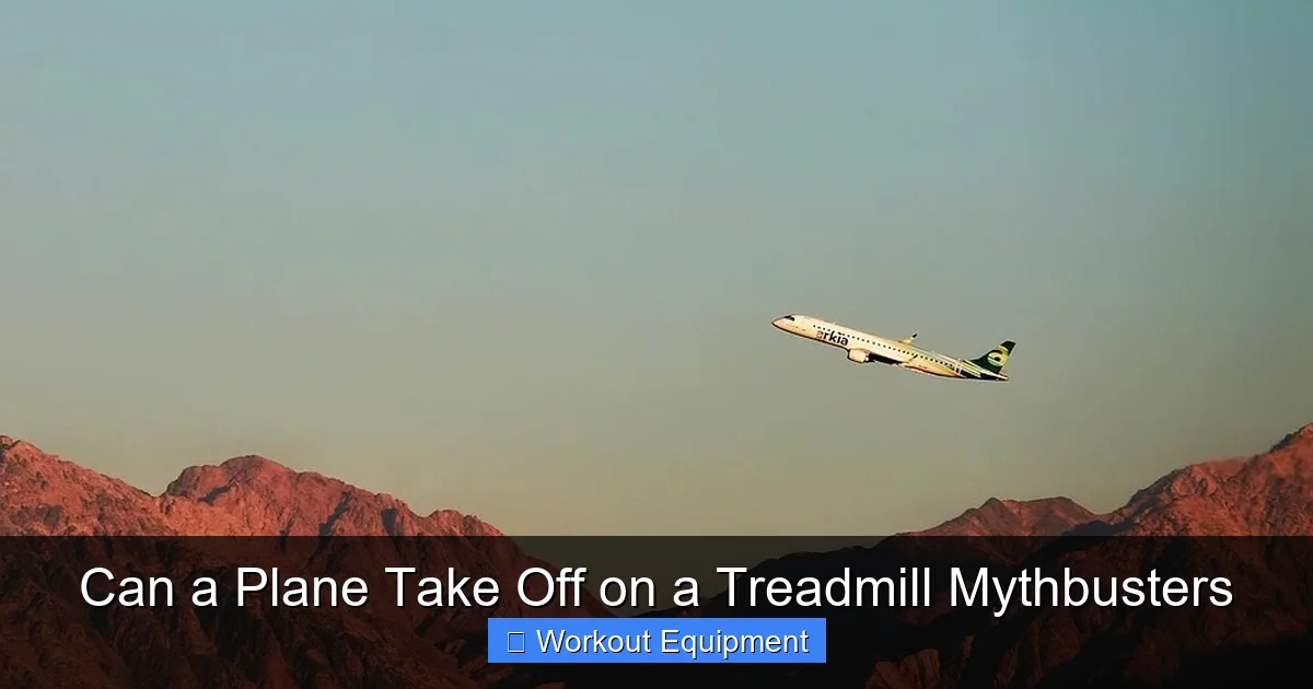 Can a Plane Take Off on a Treadmill Mythbusters