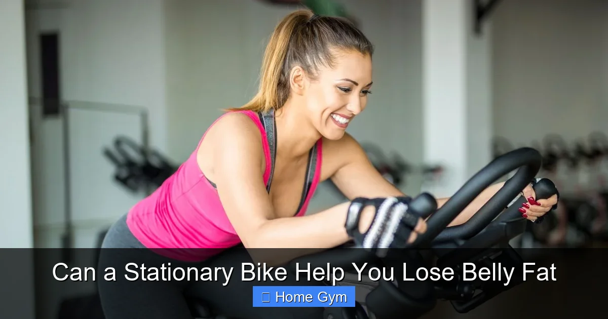 Can a Stationary Bike Help You Lose Belly Fat