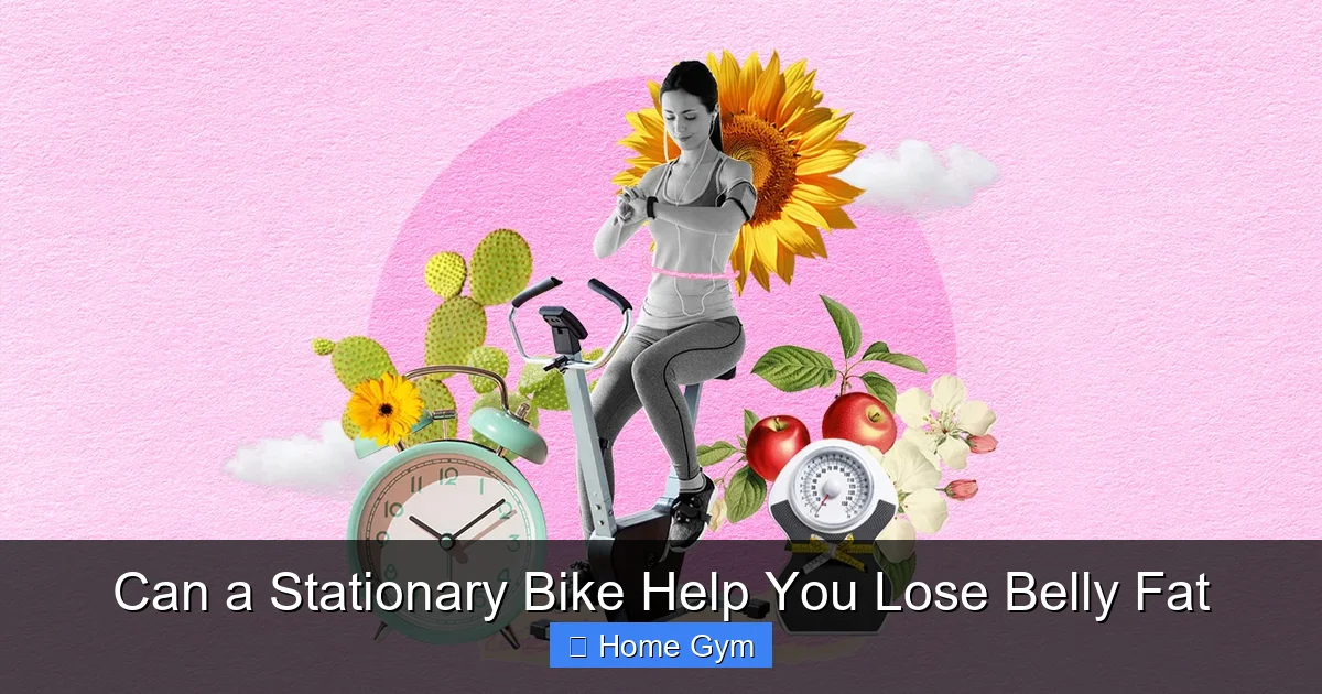 Can a Stationary Bike Help You Lose Belly Fat