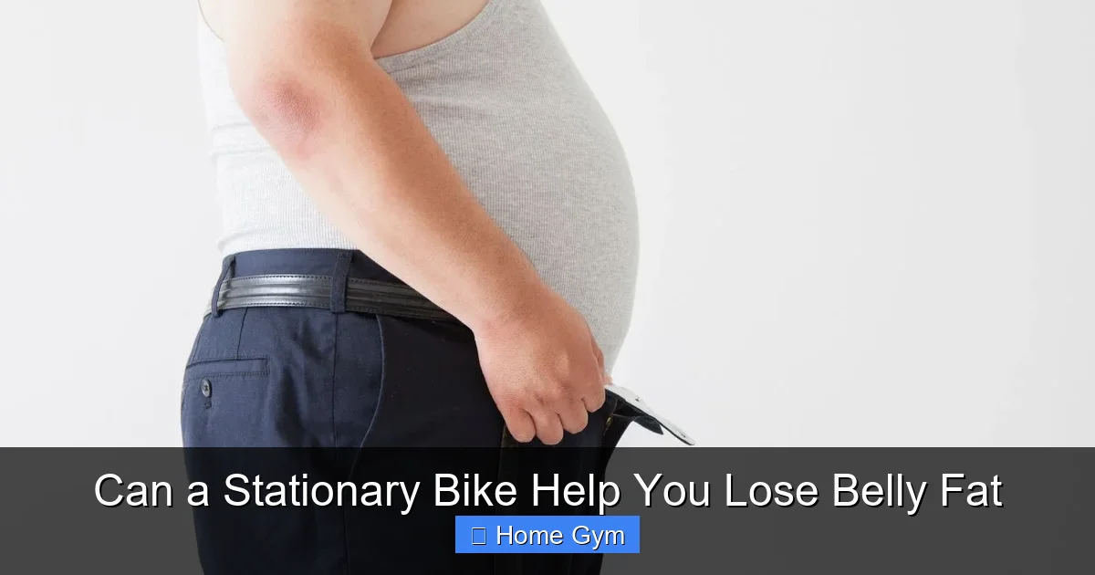 Can a Stationary Bike Help You Lose Belly Fat