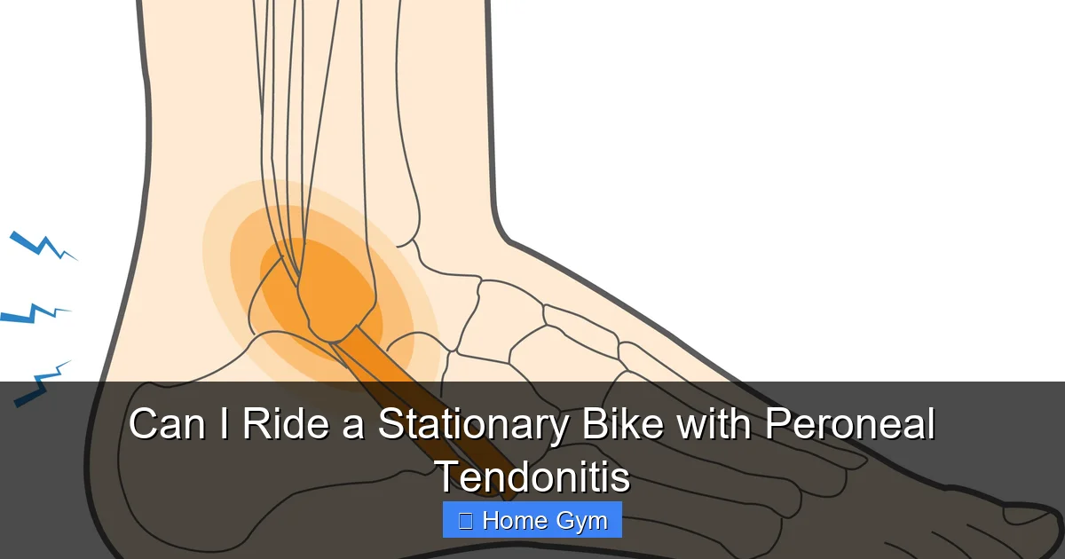 Can I Ride a Stationary Bike with Peroneal Tendonitis