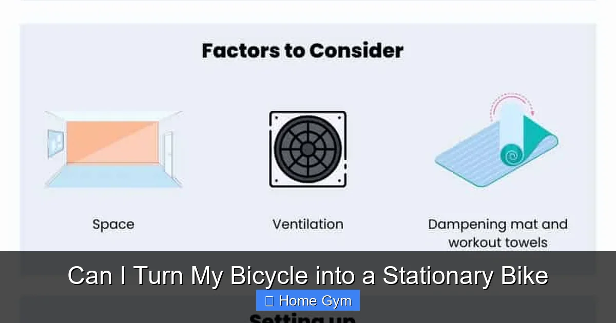 Can I Turn My Bicycle into a Stationary Bike