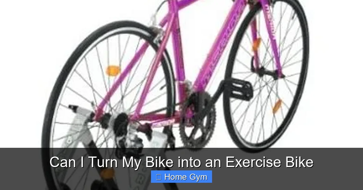 Can I Turn My Bike into an Exercise Bike