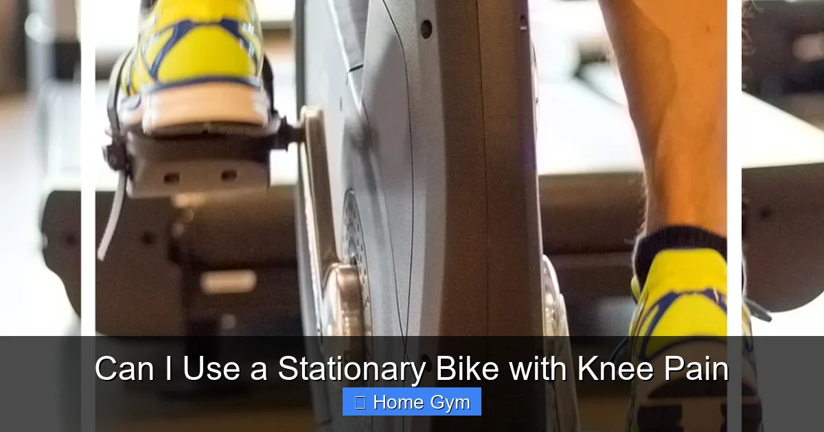 Can I Use a Stationary Bike with Knee Pain