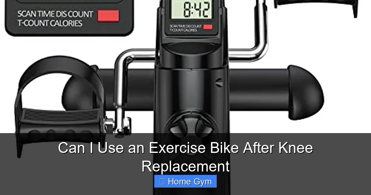 Can I Use an Exercise Bike After Knee Replacement