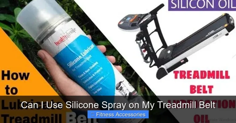 Can I Use Silicone Spray on My Treadmill Belt