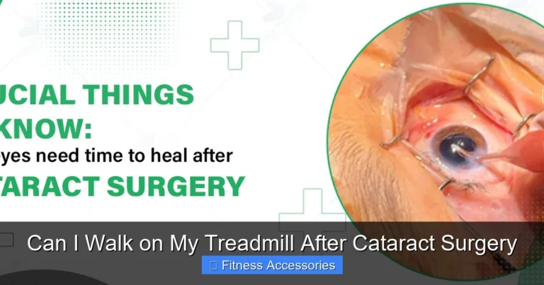 Can I Walk on My Treadmill After Cataract Surgery