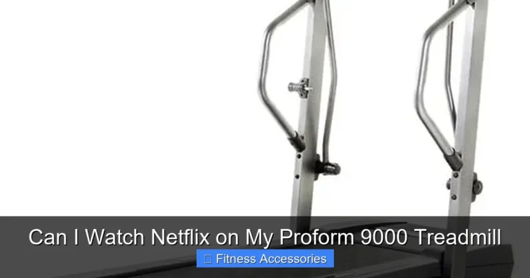 Can I Watch Netflix on My Proform 9000 Treadmill