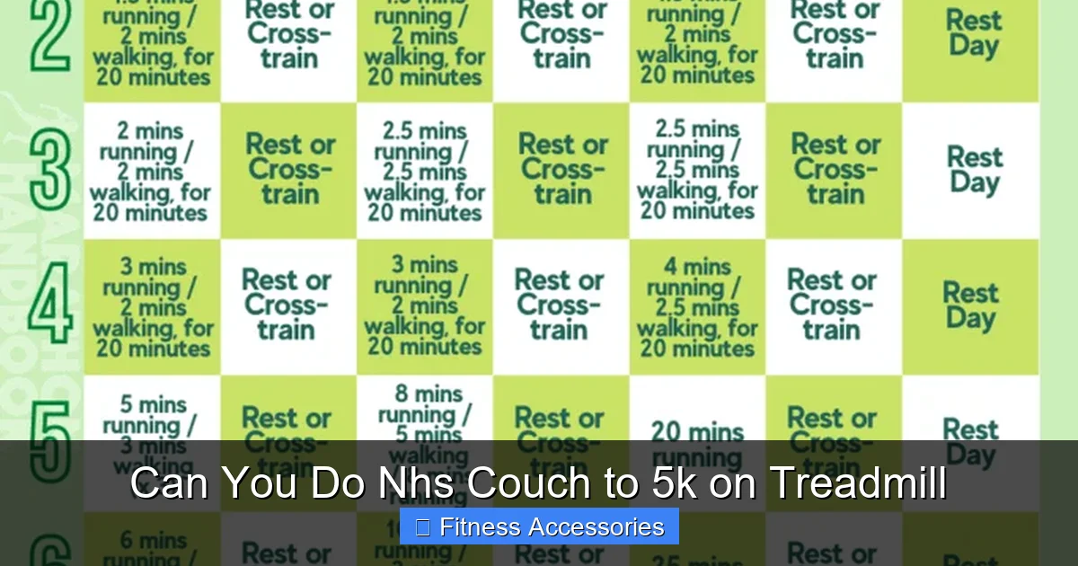 Can You Do Nhs Couch to 5k on Treadmill