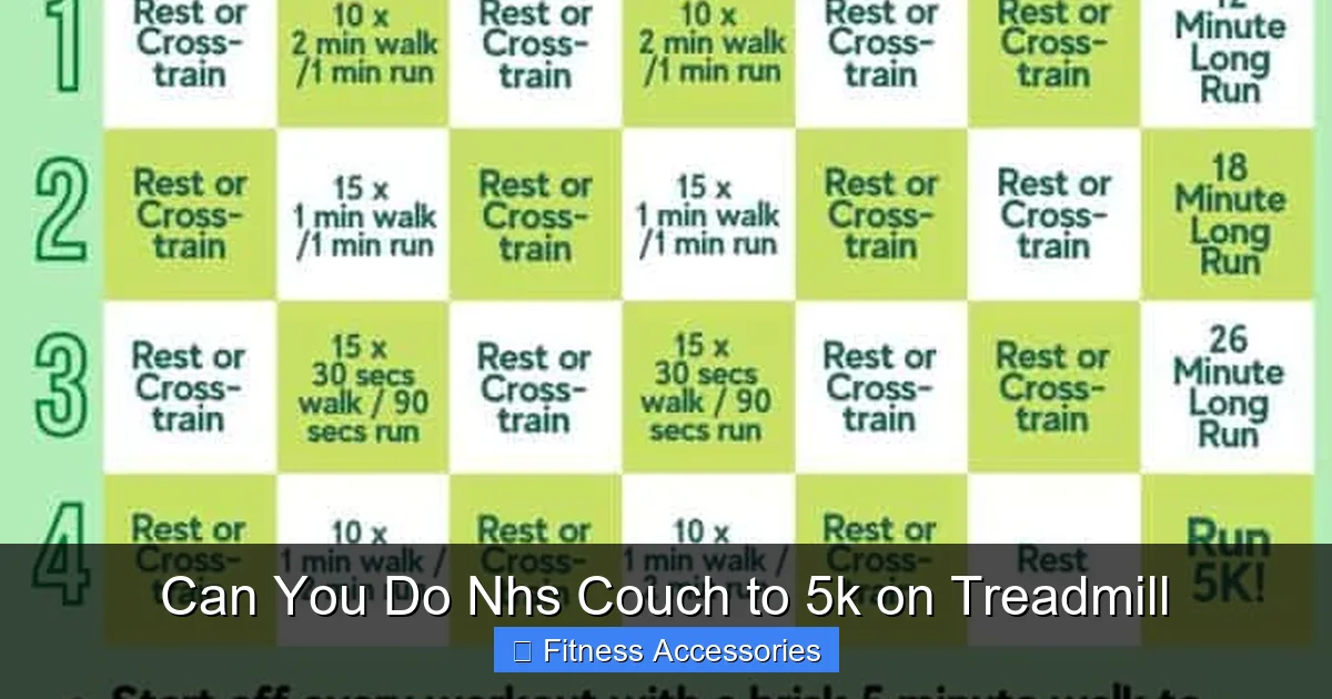 Can You Do Nhs Couch to 5k on Treadmill