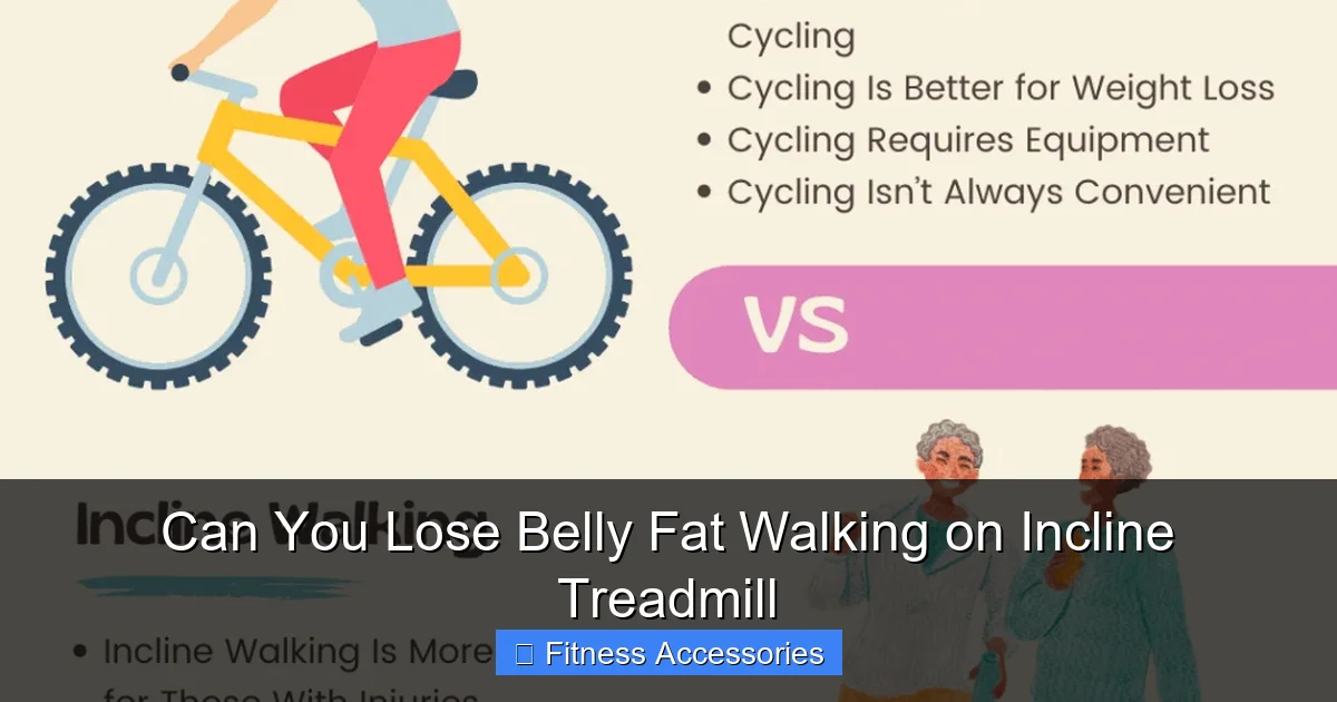 Can You Lose Belly Fat Walking on Incline Treadmill