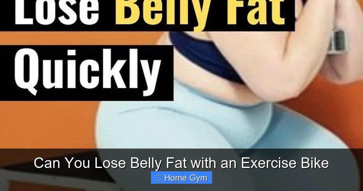 Can You Lose Belly Fat with an Exercise Bike