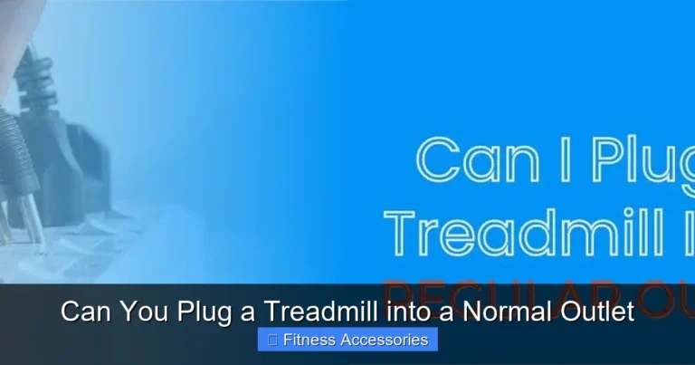 Can You Plug a Treadmill into a Normal Outlet