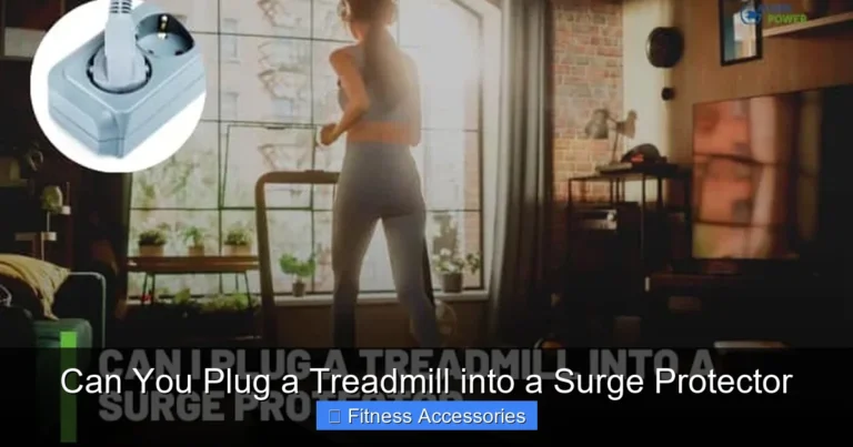 Can You Plug a Treadmill into a Surge Protector