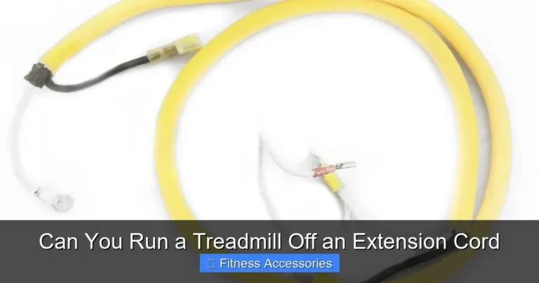 Can You Run a Treadmill Off an Extension Cord