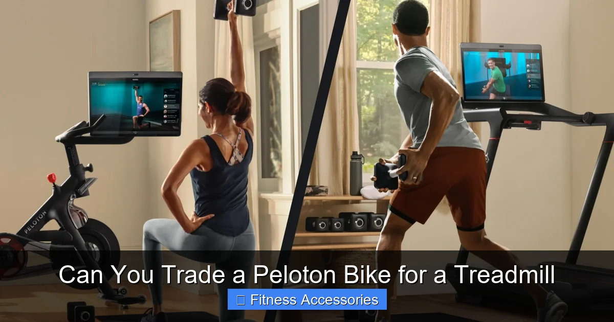 Can You Trade a Peloton Bike for a Treadmill
