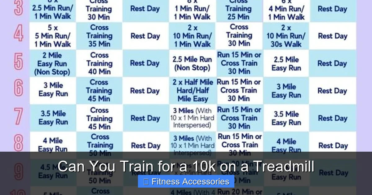 Can You Train for a 10k on a Treadmill