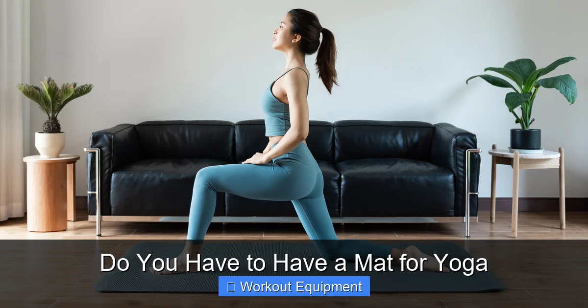 Do You Have to Have a Mat for Yoga
