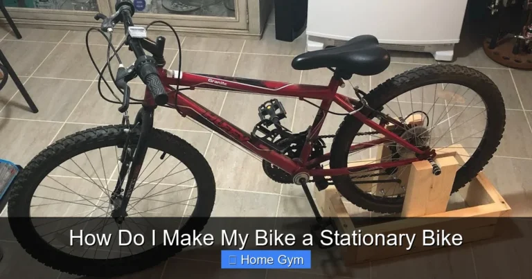 How Do I Make My Bike a Stationary Bike