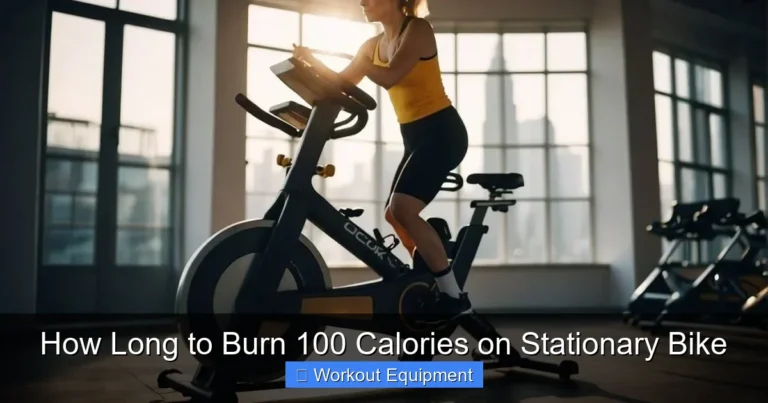 How Long to Burn 100 Calories on Stationary Bike