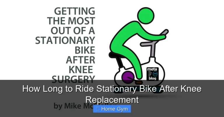 How Long to Ride Stationary Bike After Knee Replacement