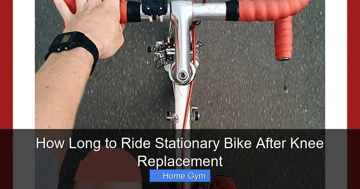 How Long to Ride Stationary Bike After Knee Replacement