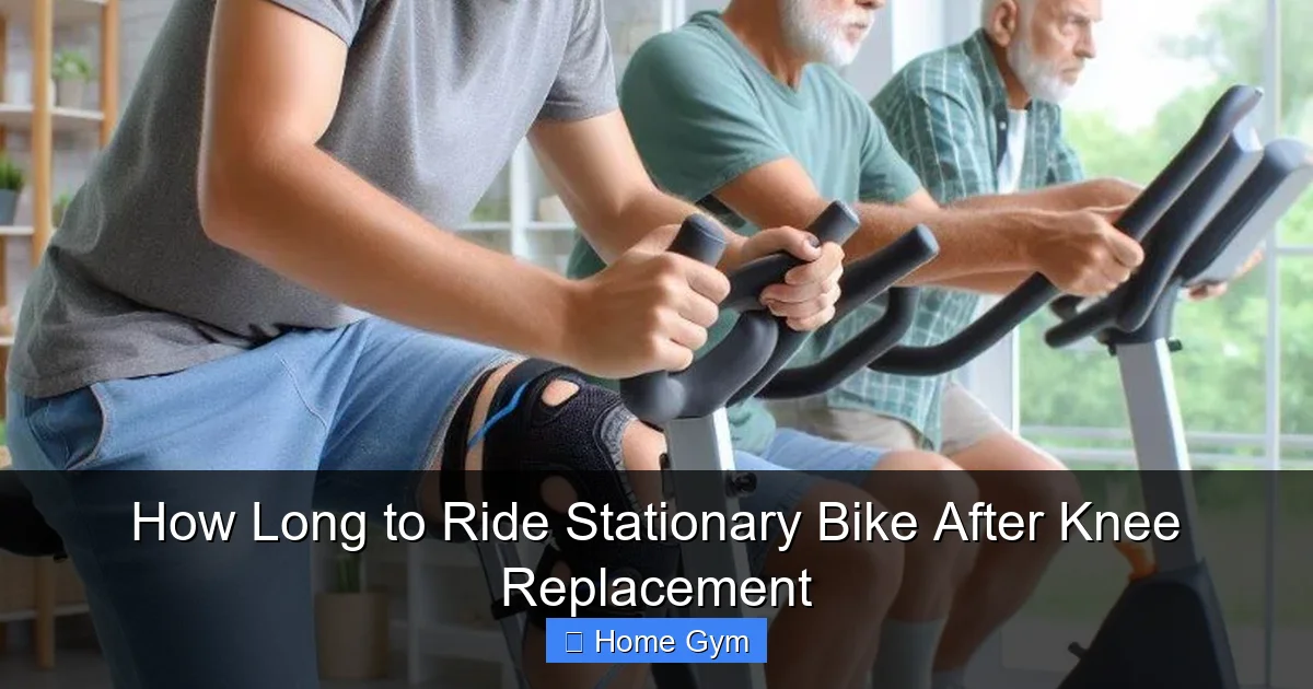 How Long to Ride Stationary Bike After Knee Replacement
