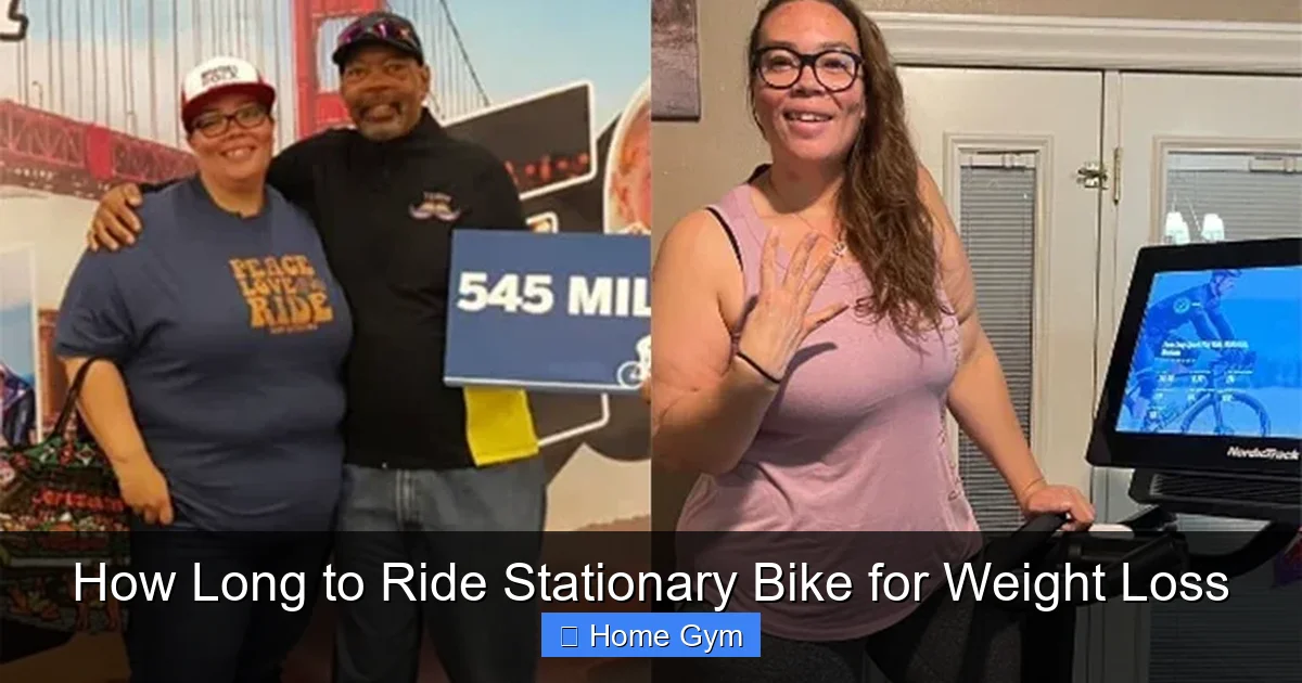 How Long to Ride Stationary Bike for Weight Loss