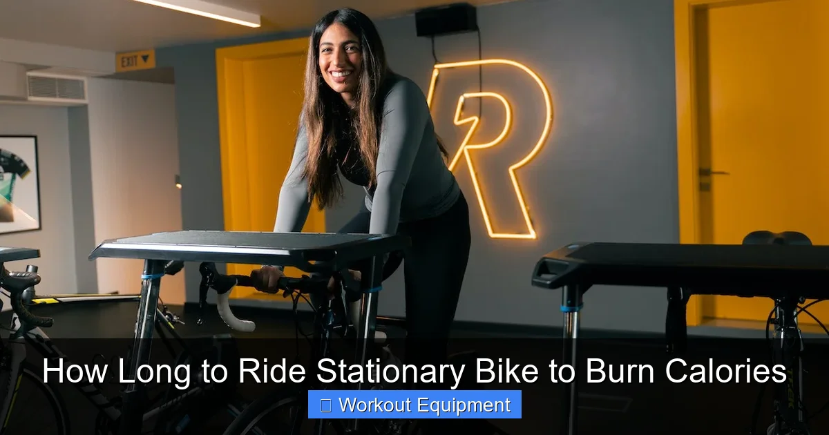 How Long to Ride Stationary Bike to Burn Calories