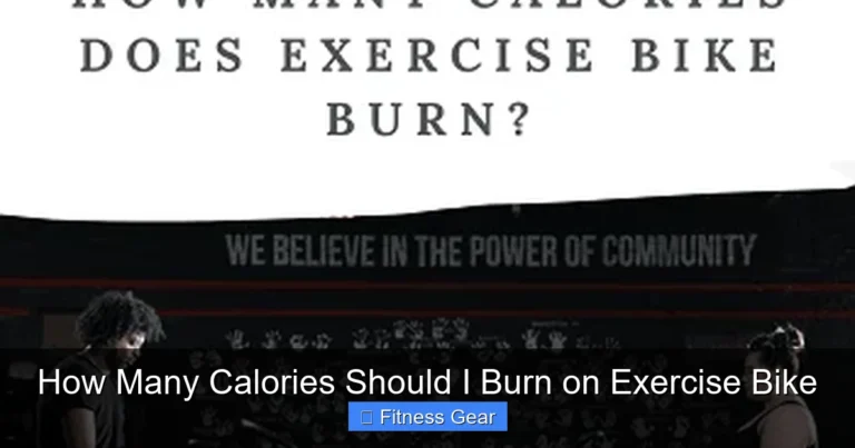 How Many Calories Should I Burn on Exercise Bike