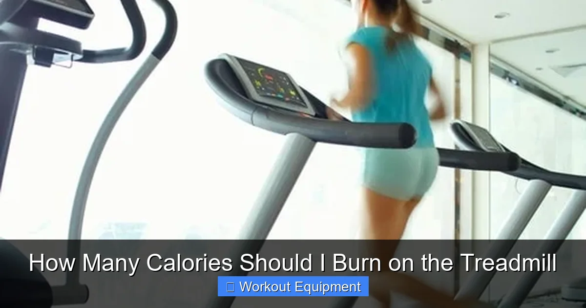 How Many Calories Should I Burn on the Treadmill