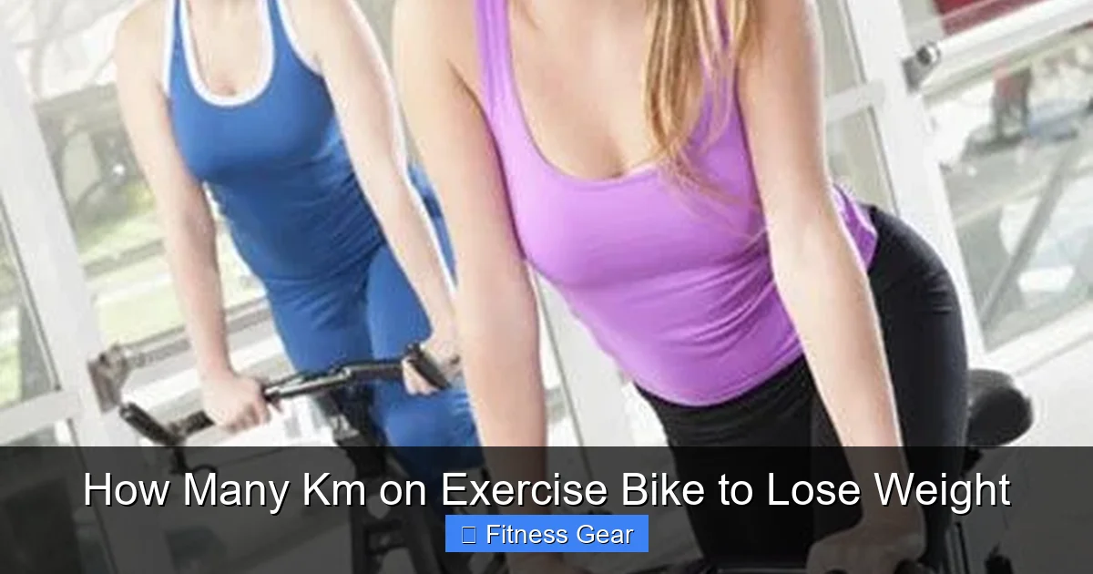 How Many Km on Exercise Bike to Lose Weight