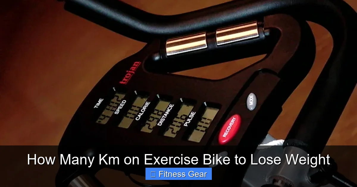 How Many Km on Exercise Bike to Lose Weight
