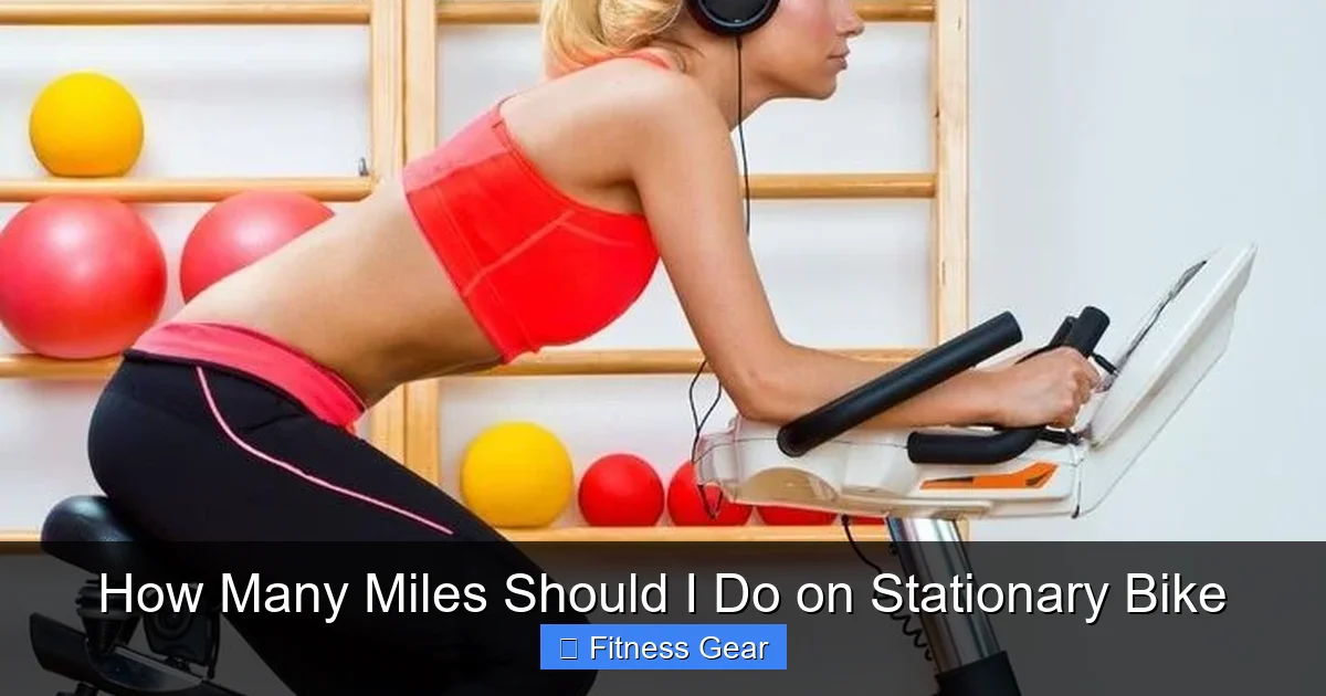 How Many Miles Should I Do on Stationary Bike