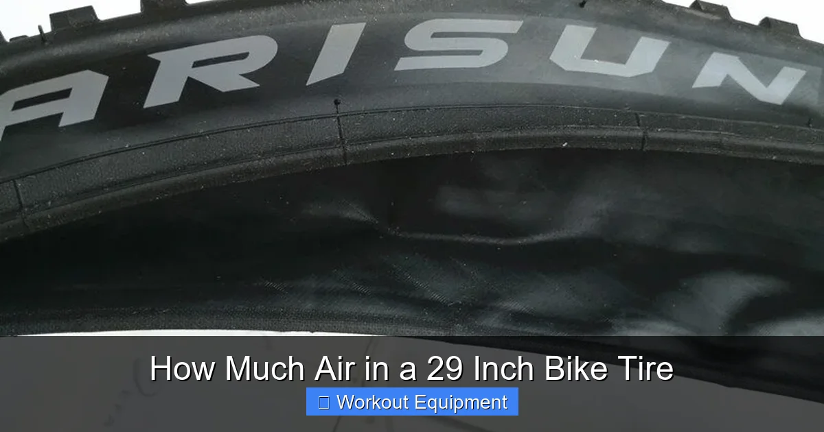 How Much Air in a 29 Inch Bike Tire