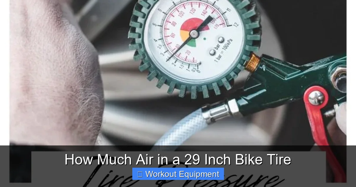 How Much Air in a 29 Inch Bike Tire