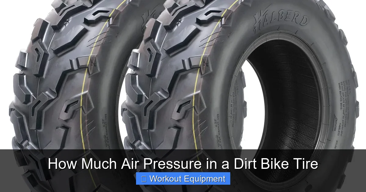 How Much Air Pressure in a Dirt Bike Tire