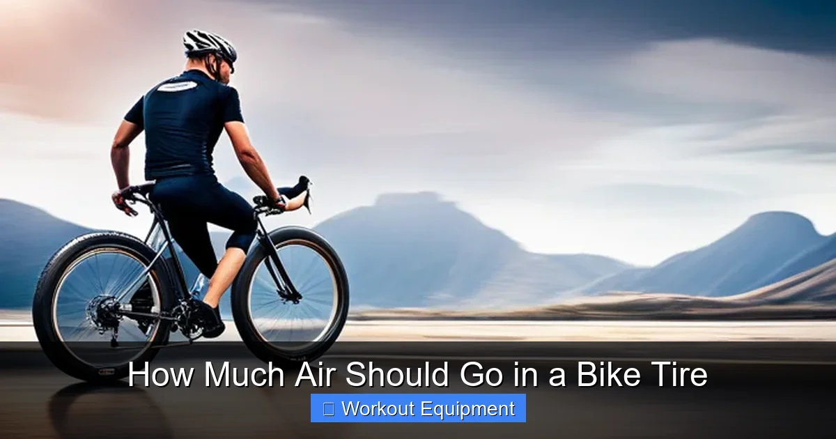 How Much Air Should Go in a Bike Tire