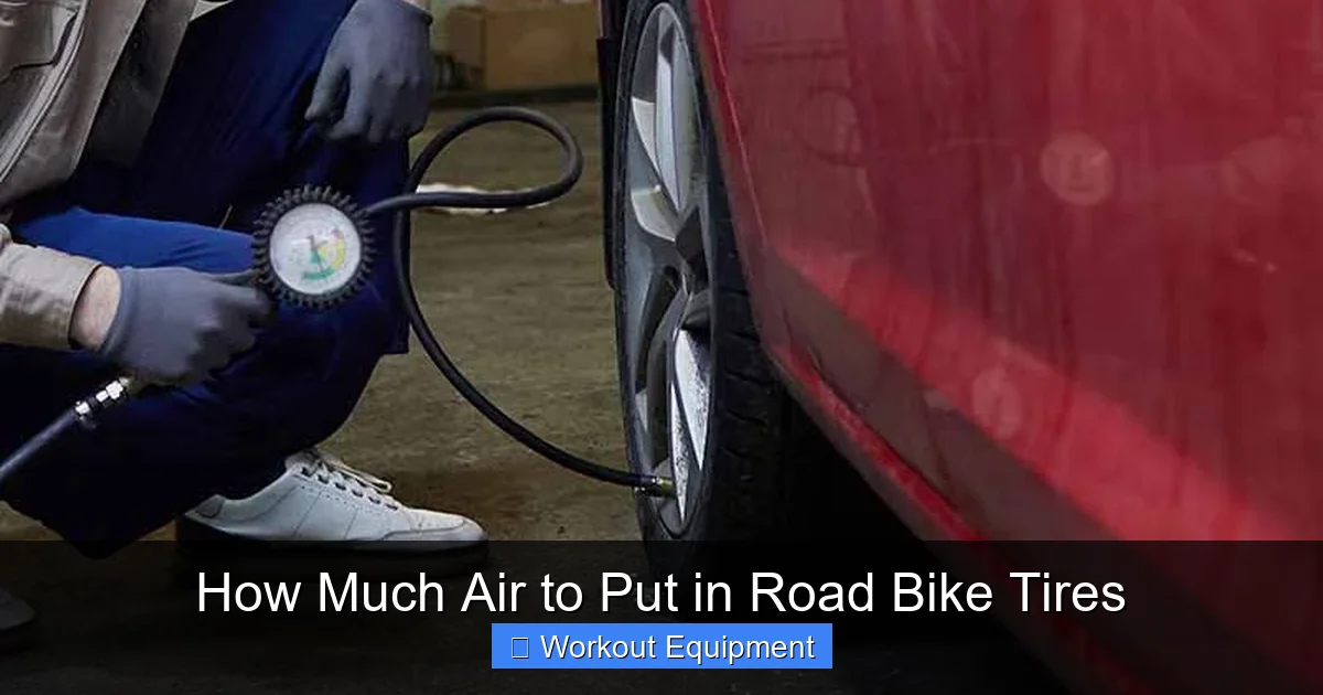 How Much Air to Put in Road Bike Tires