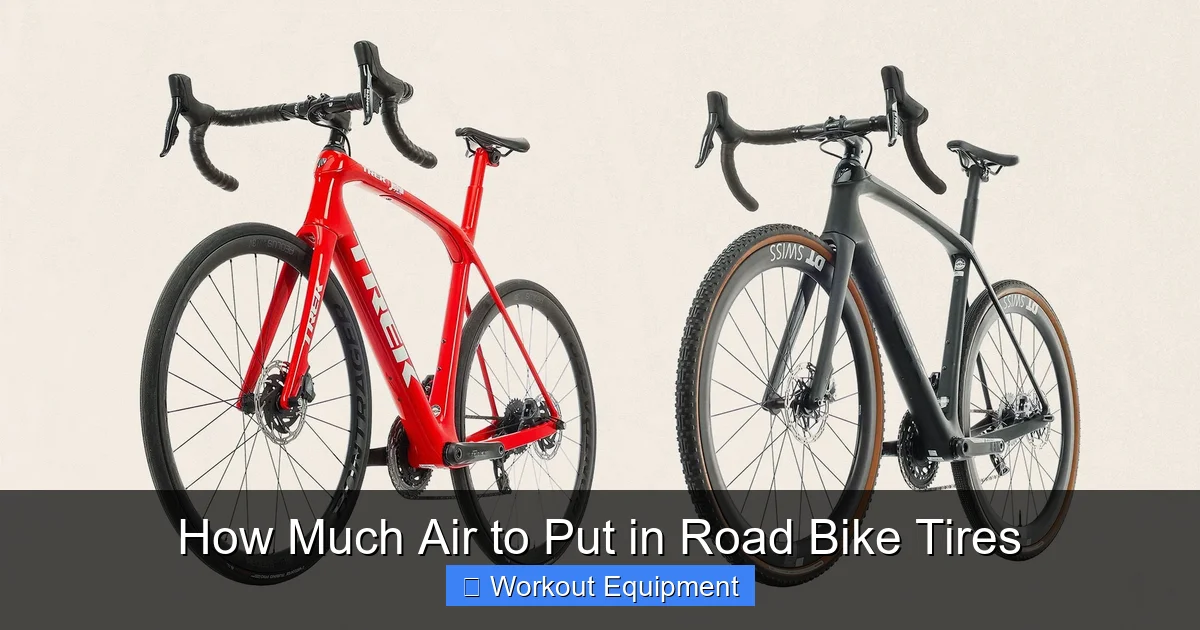 How Much Air to Put in Road Bike Tires