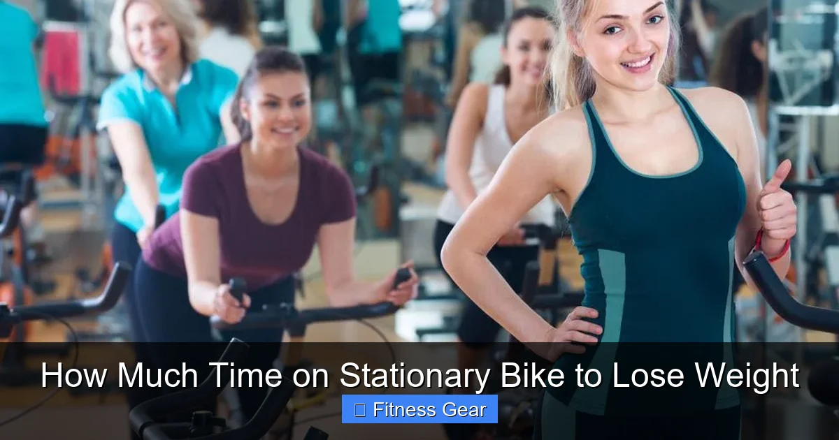 How Much Time on Stationary Bike to Lose Weight